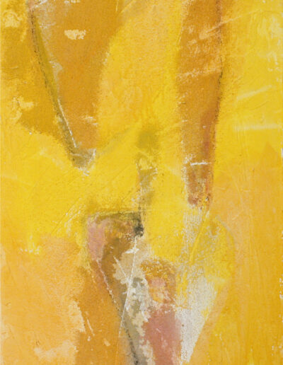 Angèle Ruchti, gelb-kupfer, 2002, 20 x 40 cm